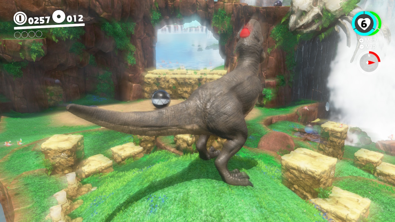 Mario T-Rex Dinosaur Game